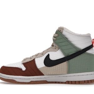 women’s size 6.5 next nature summit white womens dunks high worn once